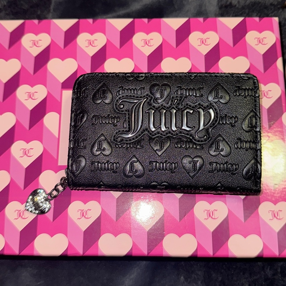 Juicy couture liquorice Upgrade U Multi Compartment Bifold Wallet